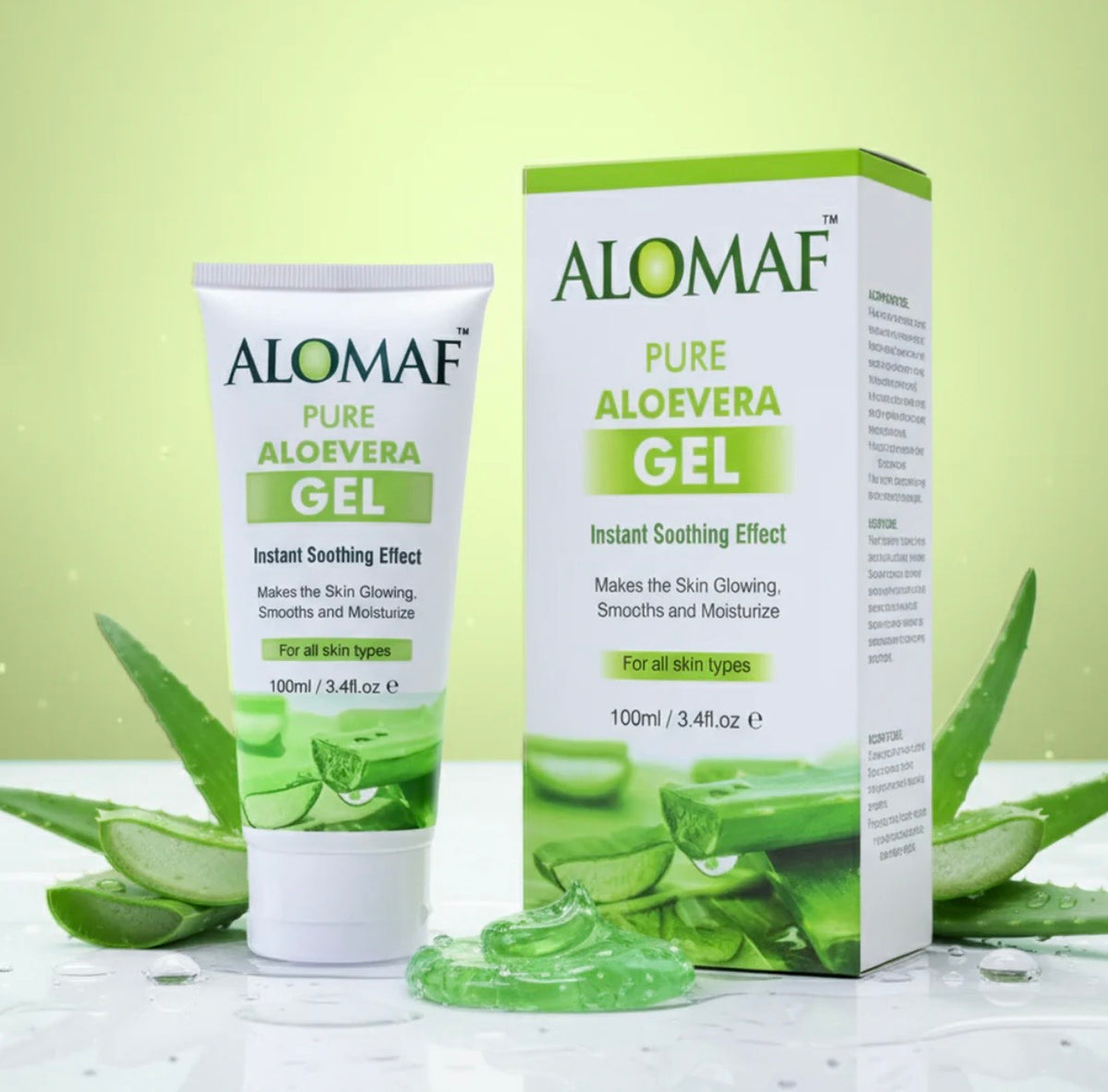 ALOMAF Soothing & anti redness gel.