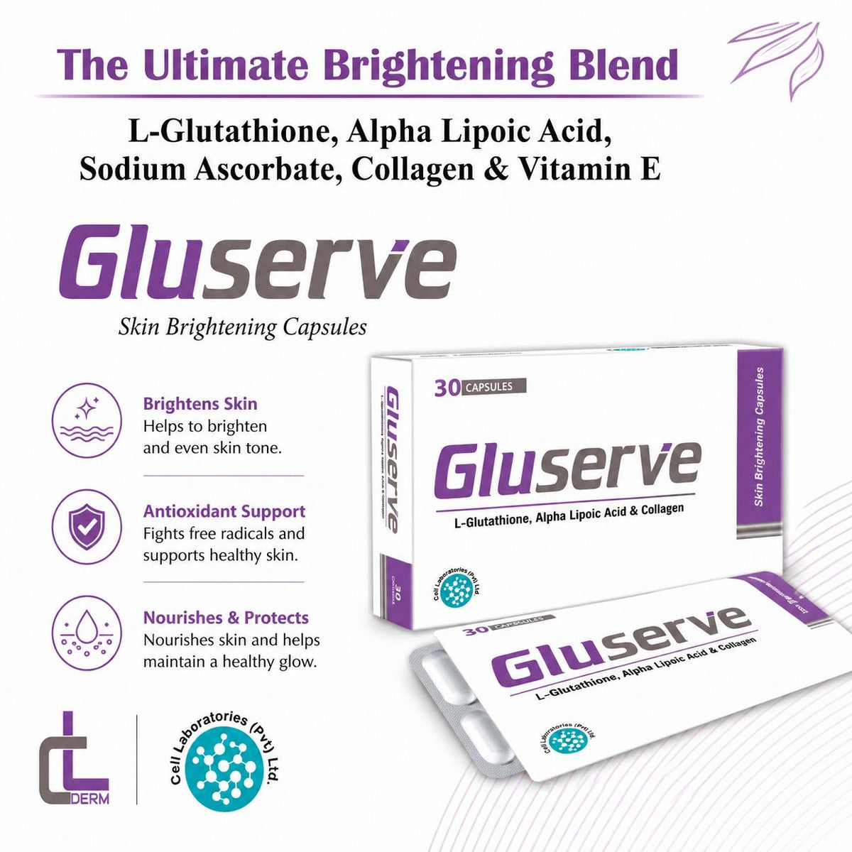 GLUSERVE Skin Brightening Capsules