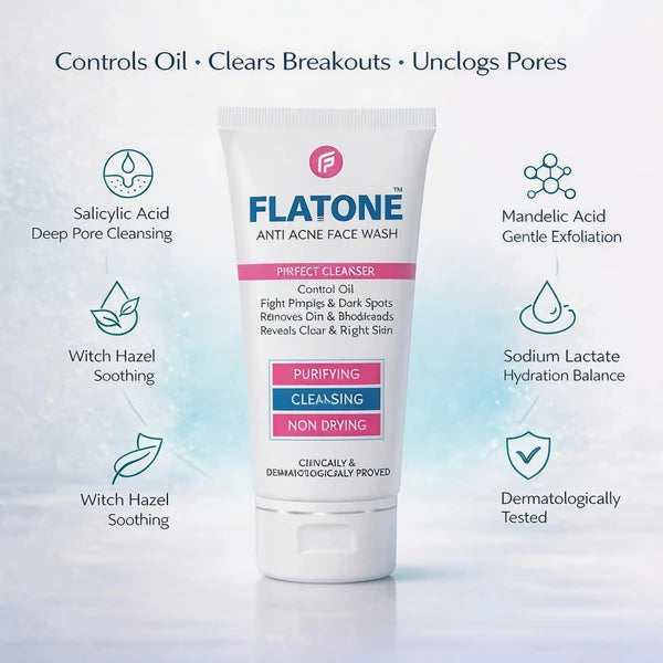 Flatone Anti Acne Face Wash