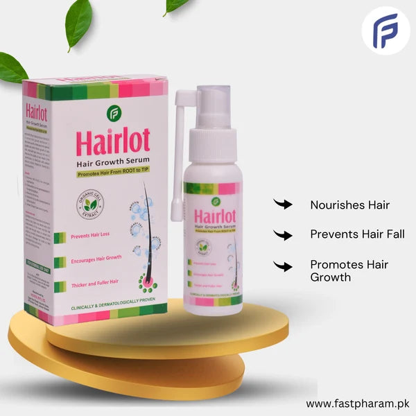 Hairlot Serum (Pack With Pump)