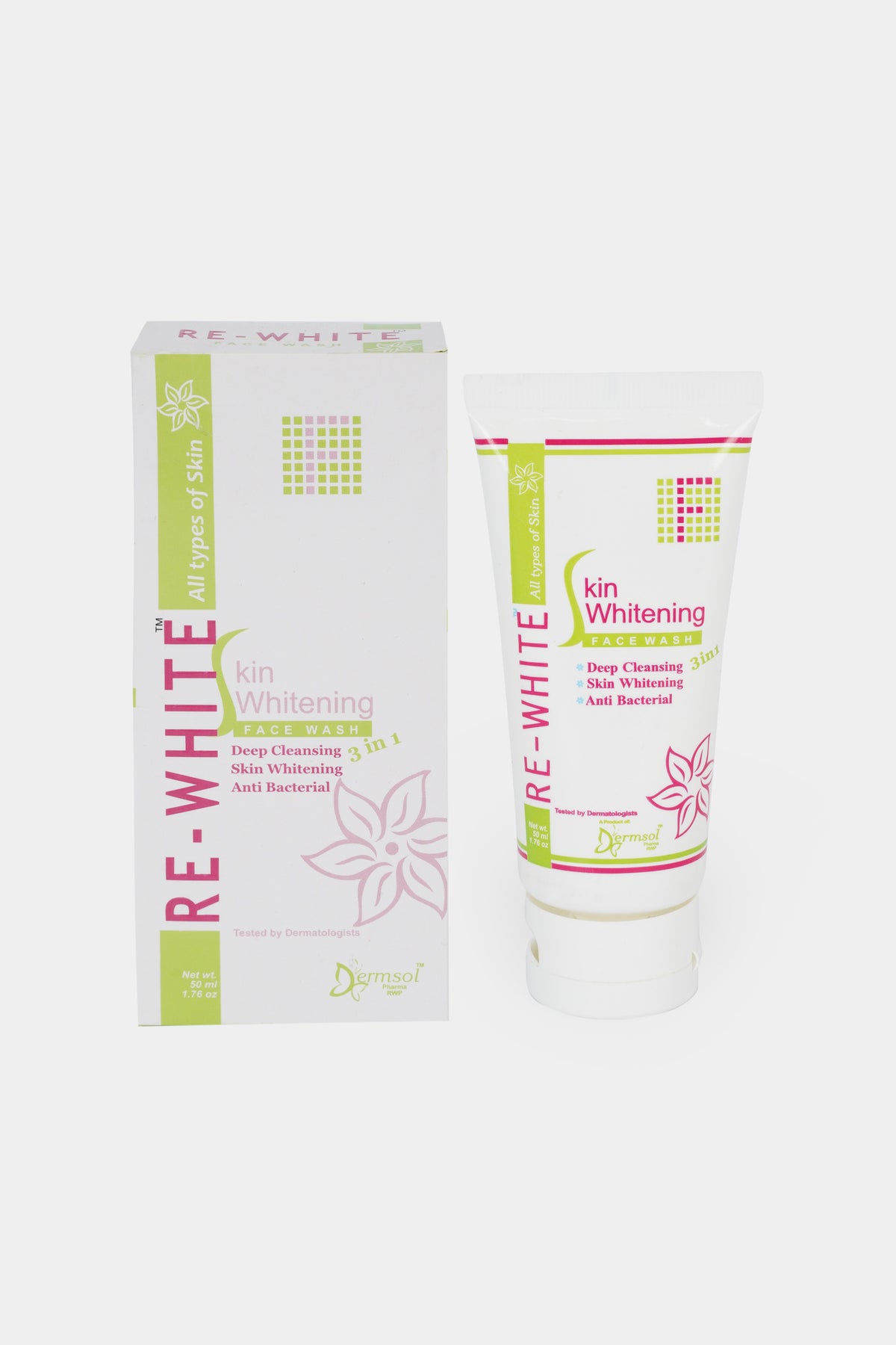 RE-WHITE Whitening Face Wash