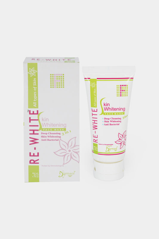 RE-WHITE Whitening Face Wash