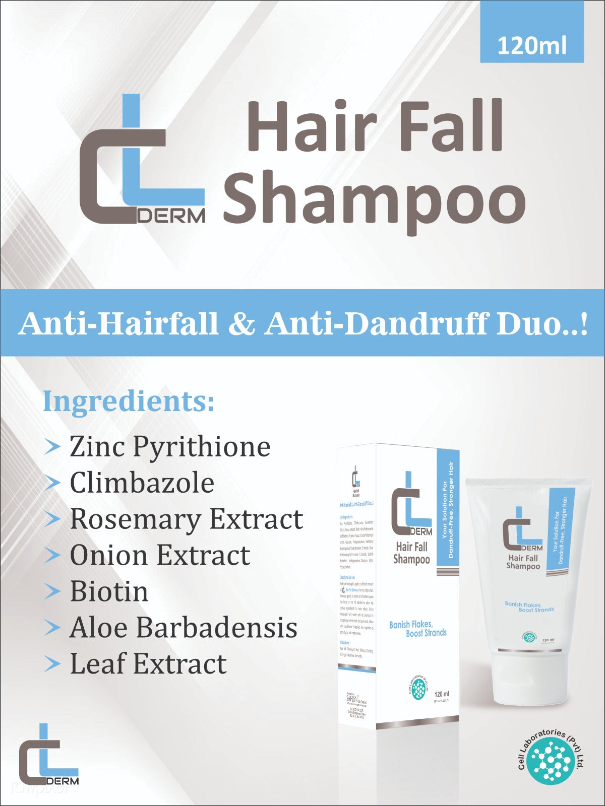 Anti Hair Fall and Anti Dandruff Shampoo