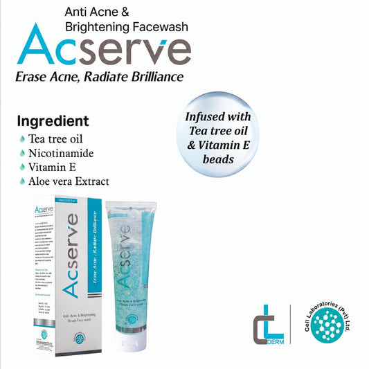 ACSERVE Anti Acne and Brightening Face Wash