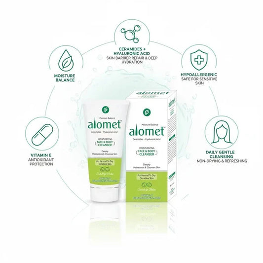 Alomet Face & Body Moisturizing Cleanser