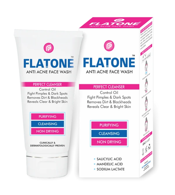 Flatone Anti Acne Face Wash
